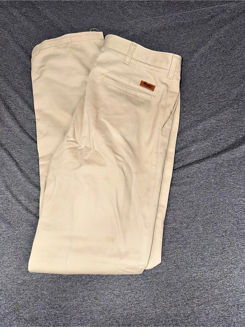 Wrangler Riata Chino Pants in Beige Waist 34W x 34L